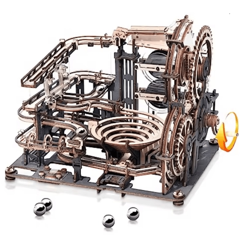 Galactic Marble Spaceport 3D Wooden Puzzle 5