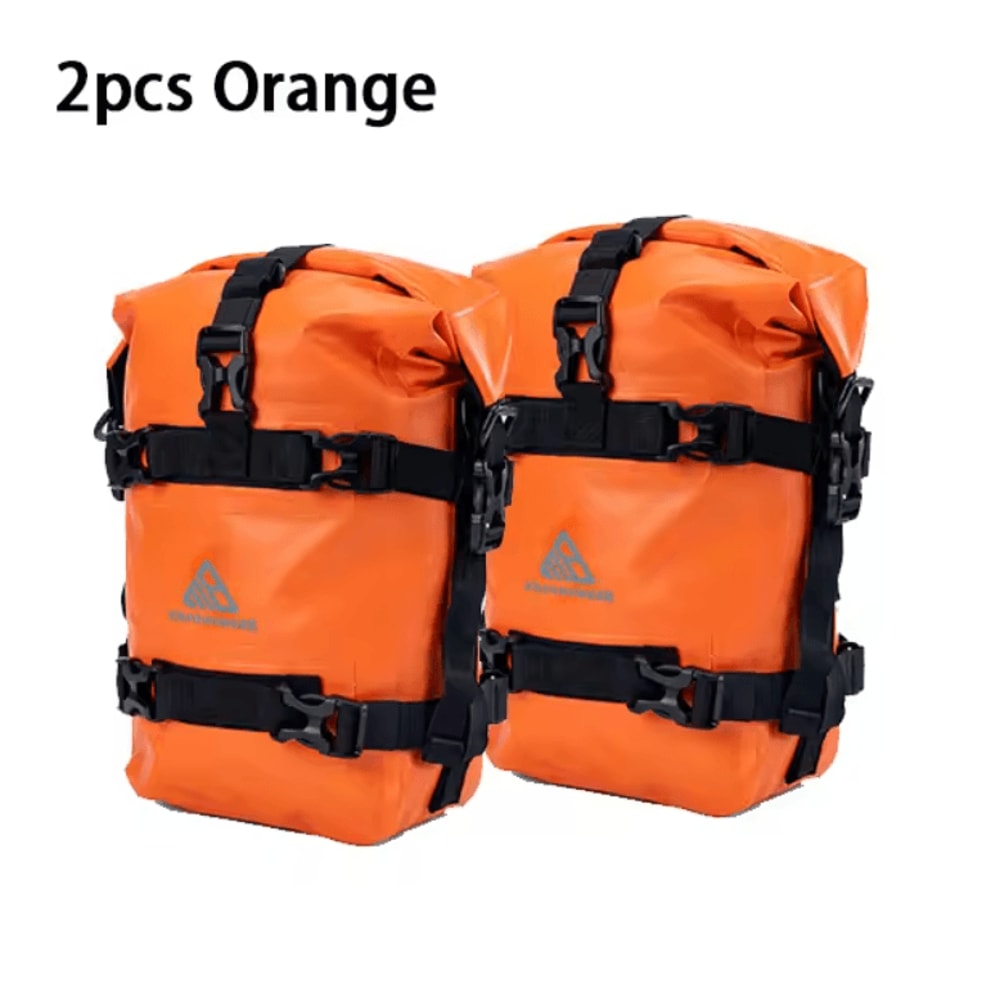 TrailGuard Motorcycle Bumper Tool Bag Waterproof Crash Bar Storage 8