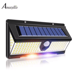 lumaguard 190 led solar motion sensor outdoor wall light