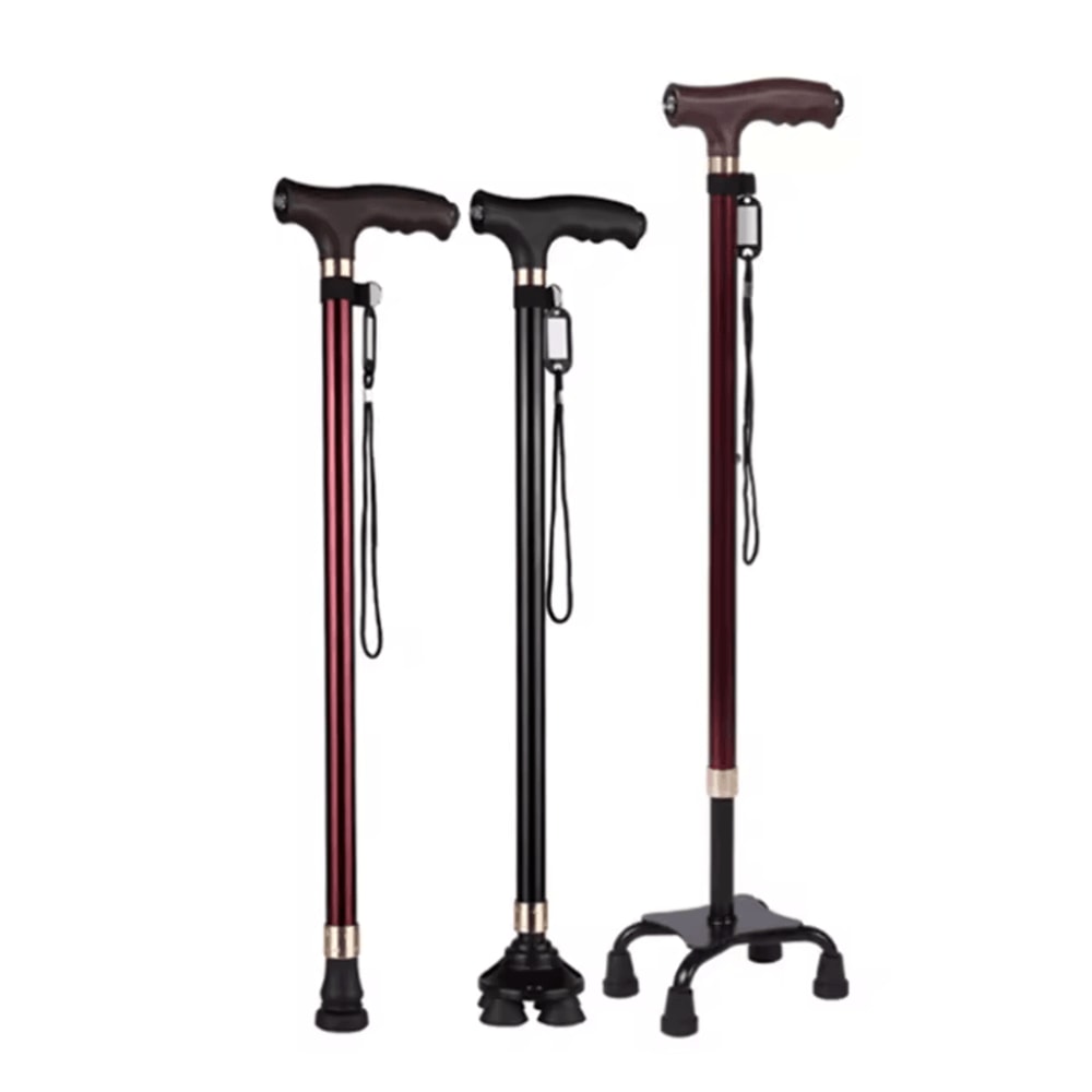 SureStep Retractable Aluminum Walking Cane With LED Light And Non Slip Base 0