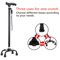 SureStep Retractable Aluminum Walking Cane With LED Light And Non Slip Base 10