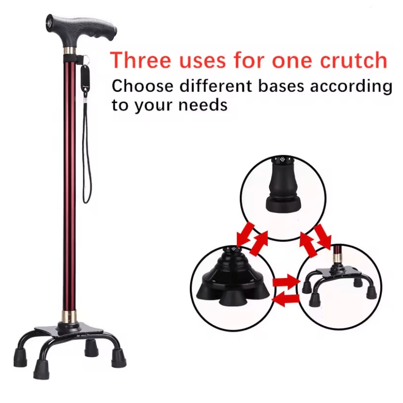 SureStep Retractable Aluminum Walking Cane With LED Light And Non Slip Base 11