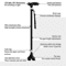SureStep Retractable Aluminum Walking Cane With LED Light And Non Slip Base 1