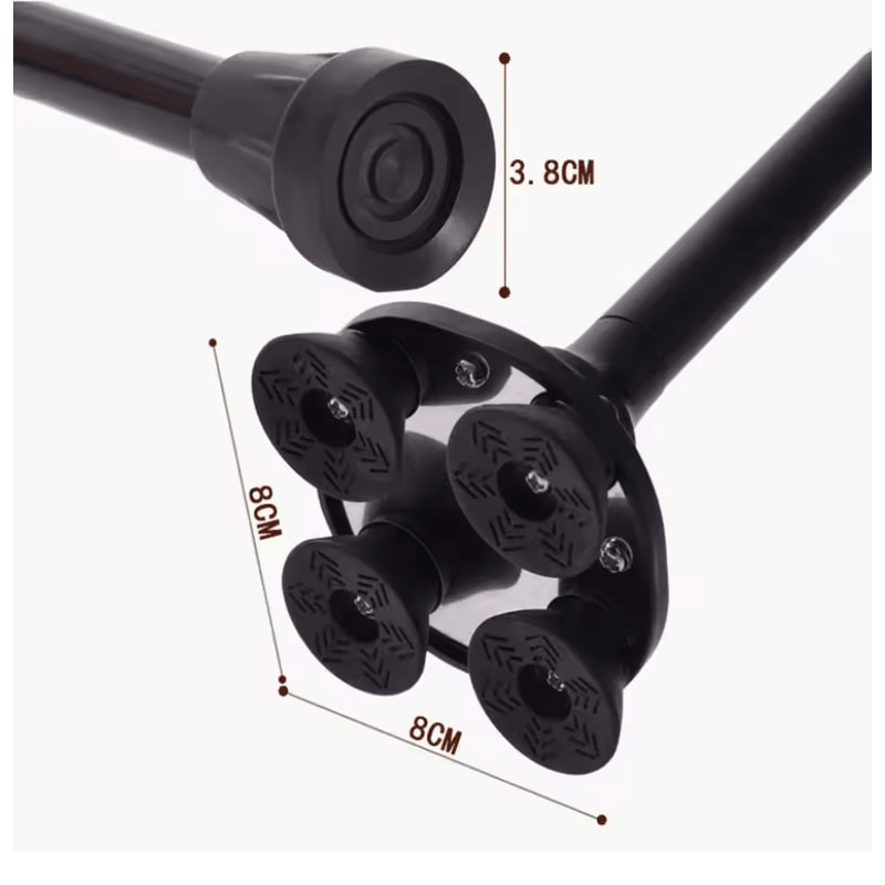 SureStep Retractable Aluminum Walking Cane With LED Light And Non Slip Base 3