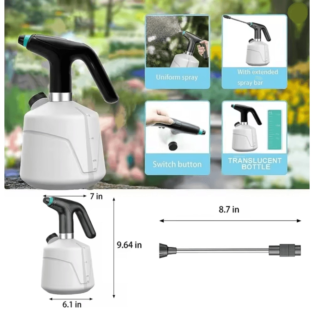 EverMist 2Liter Electric Plant Mister Automatic Fogger USB Watering Sprayer 3