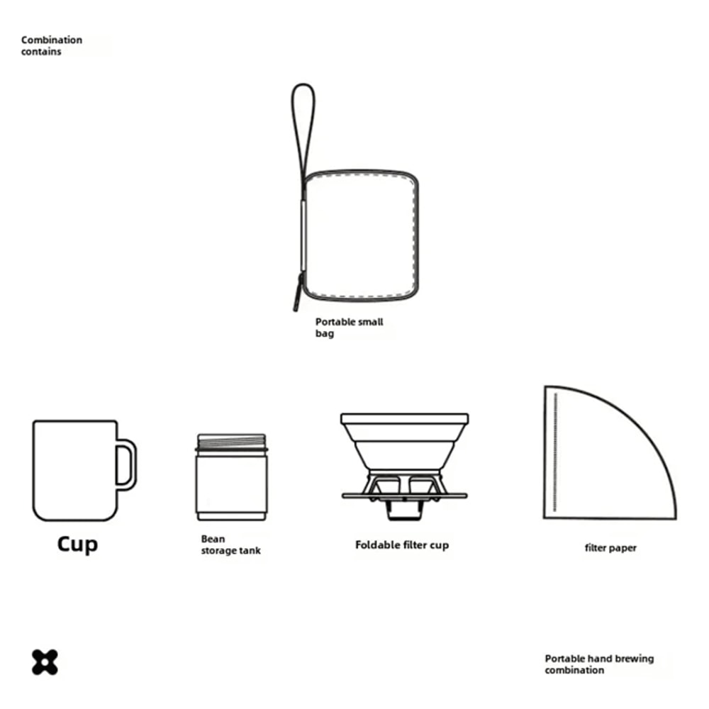 CampBrew Portable Pour Over Coffee Kit 2