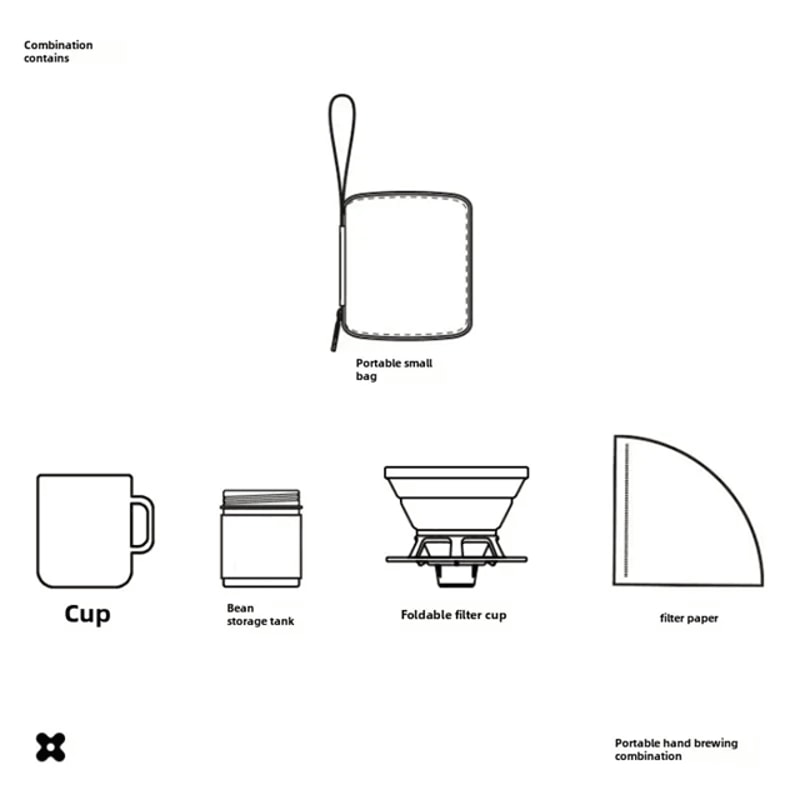 CampBrew Portable Pour Over Coffee Kit 2