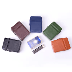 pocketguard leather cigarette and lighter case