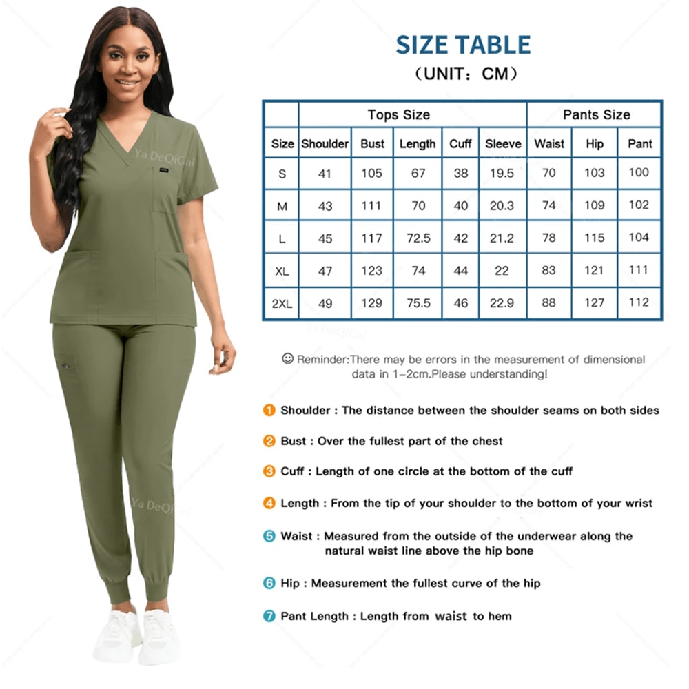 FlexCare Womens Stretch Jogger Scrub Set 2