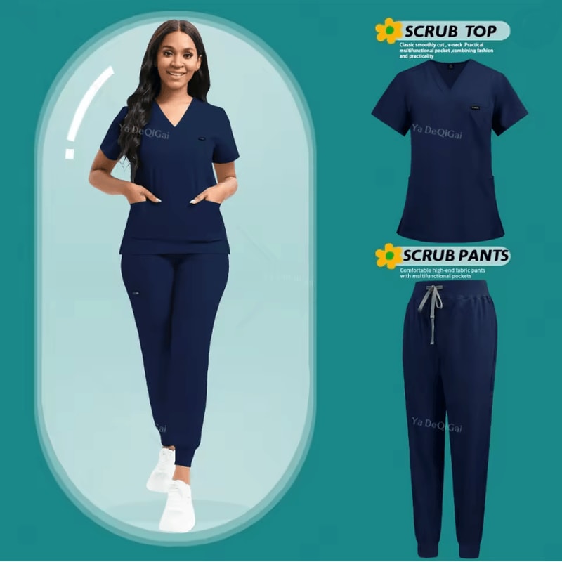 FlexCare Womens Stretch Jogger Scrub Set 10
