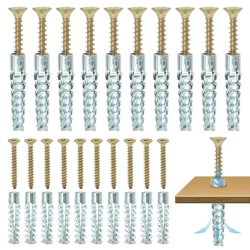 griplock metal expansion tube and self tapping screw anchor set