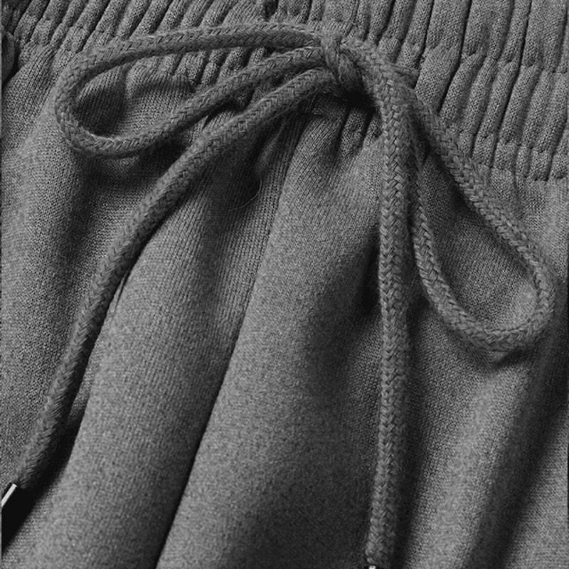 Mens Wool Hooded Jogging Set Two Piece Casual Sportswear Outfit 1