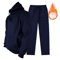 Mens Wool Hooded Jogging Set Two Piece Casual Sportswear Outfit 2