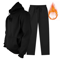 Mens Wool Hooded Jogging Set Two Piece Casual Sportswear Outfit 3