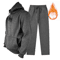 Mens Wool Hooded Jogging Set Two Piece Casual Sportswear Outfit 5