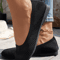 Womens Comfortable Round Toe Knit Flats Versatile SlipOn Shoes For AllDay Wear 3