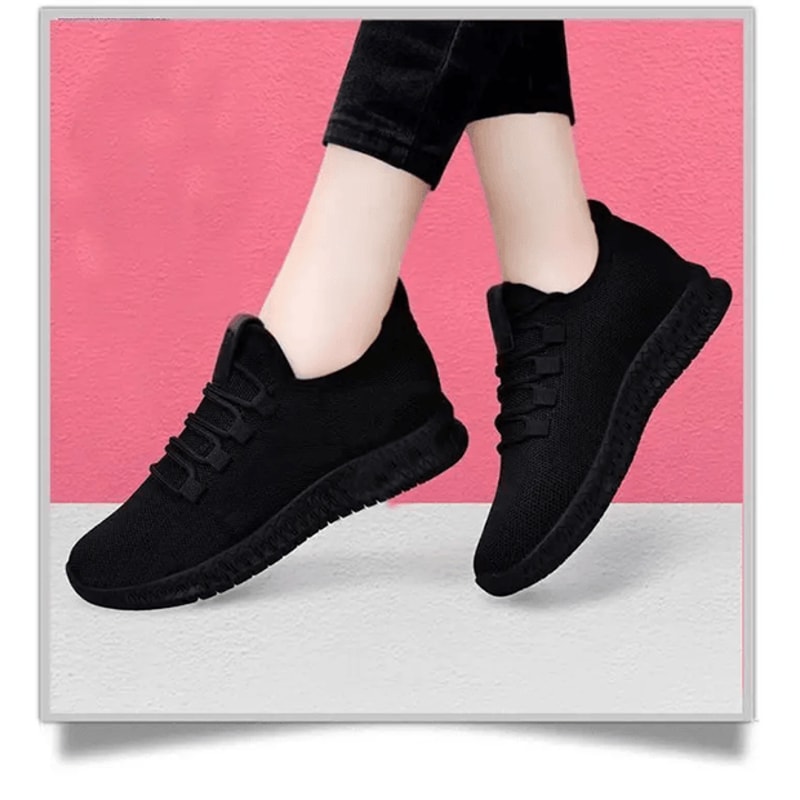 Urban Air Breathable Platform Sneakers For Women Stylish Non Slip Korean Style Casual Running Shoes 1