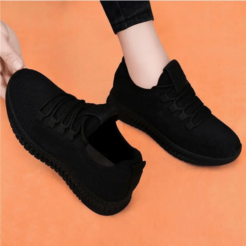 Urban Air Breathable Platform Sneakers For Women Stylish Non Slip Korean Style Casual Running Shoes 3