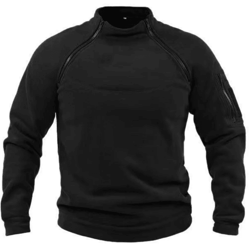 polarguard men fleece sweatshirt standing neck pullover