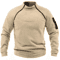 PolarGuard Men Fleece Sweatshirt Standing Neck Pullover 1