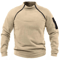 PolarGuard Men Fleece Sweatshirt Standing Neck Pullover 1
