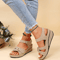 SoftStitch Women Flat Open Toe Sandals 4
