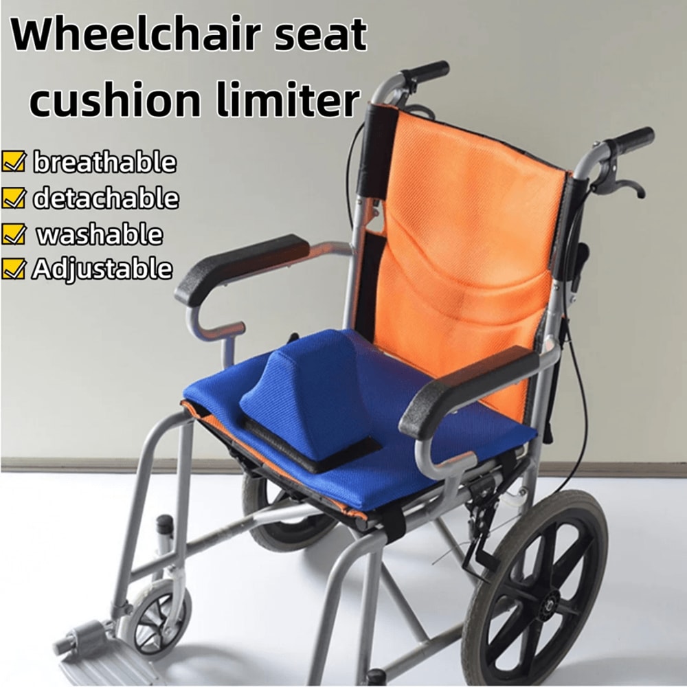 SafeSeat Wheelchair Cushion With Anti Fall Limiter 0