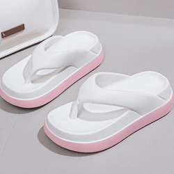 elevated comfort platform sandals casual outdoor flip flops non slip trendy