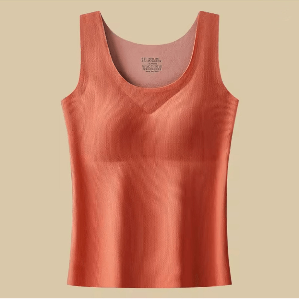 Velvet Thermal Tank With Builtin Chest Pad 2