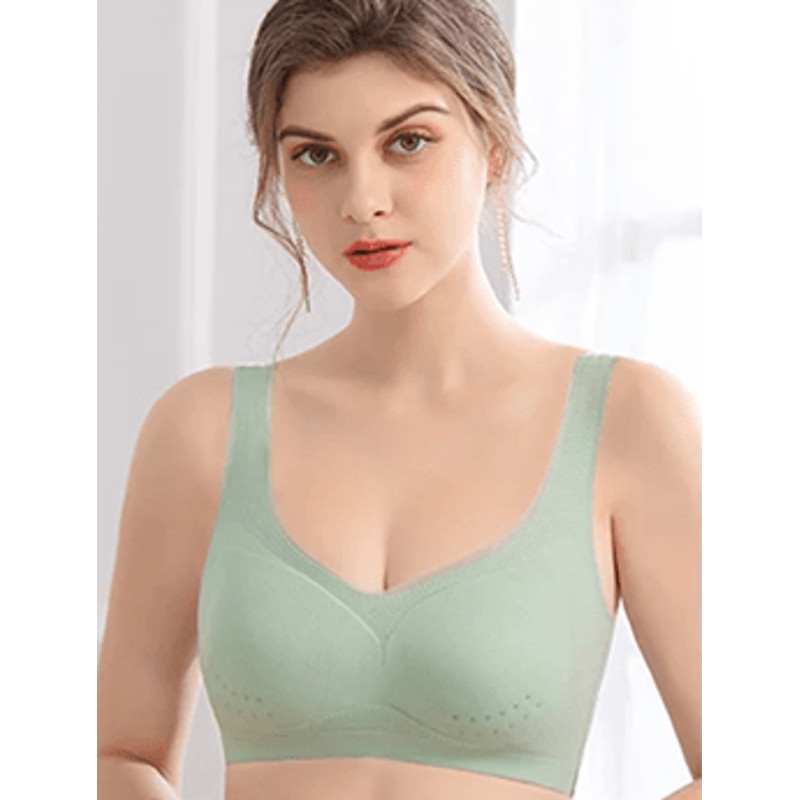 Plus Size Seamless Push Up Bralette With Pads 4