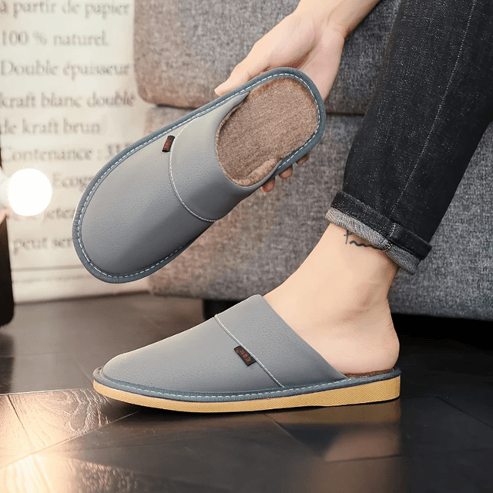 Ultimate Comfort Fleece Slippers Extra Large Cozy Slides For Men 2