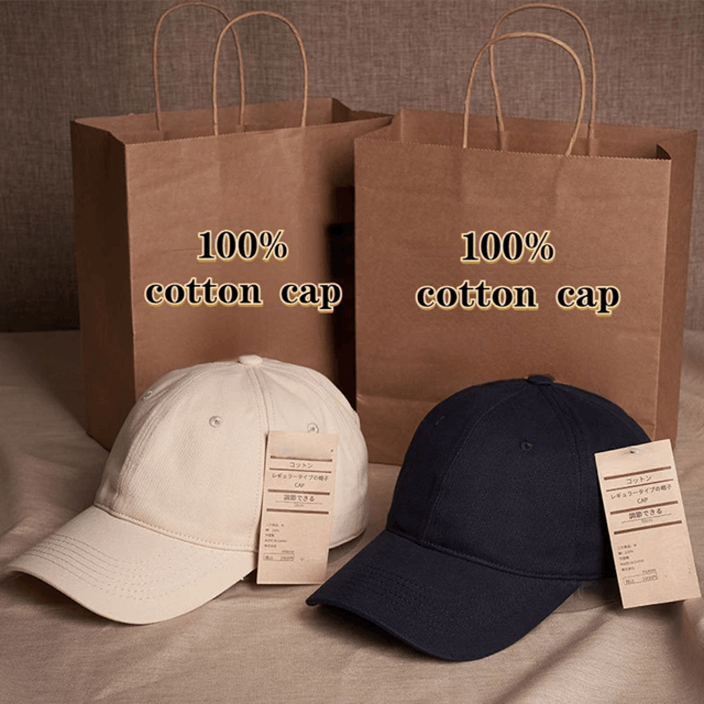 Everyday Cotton Duckbill Cap Lightweight Japanese Style Sun Hat 0