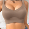 Everyday Seamless PushUp Wireless Bra Top Adjustable Band 0