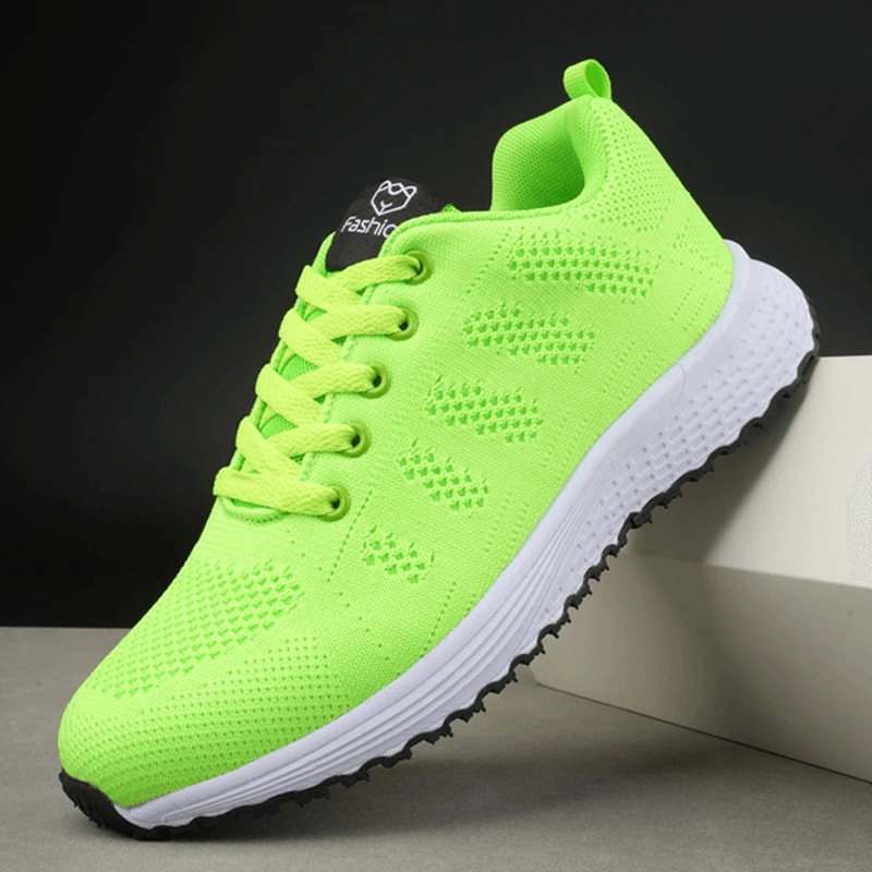 Everyday Breathable Knit LaceUp Walking Sneakers 1