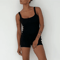 Womens Casual Bodycon Sleeveless Romper 0
