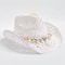Summer Shell Accent Straw Beach Hat For Women 2