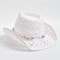 Summer Shell Accent Straw Beach Hat For Women 3
