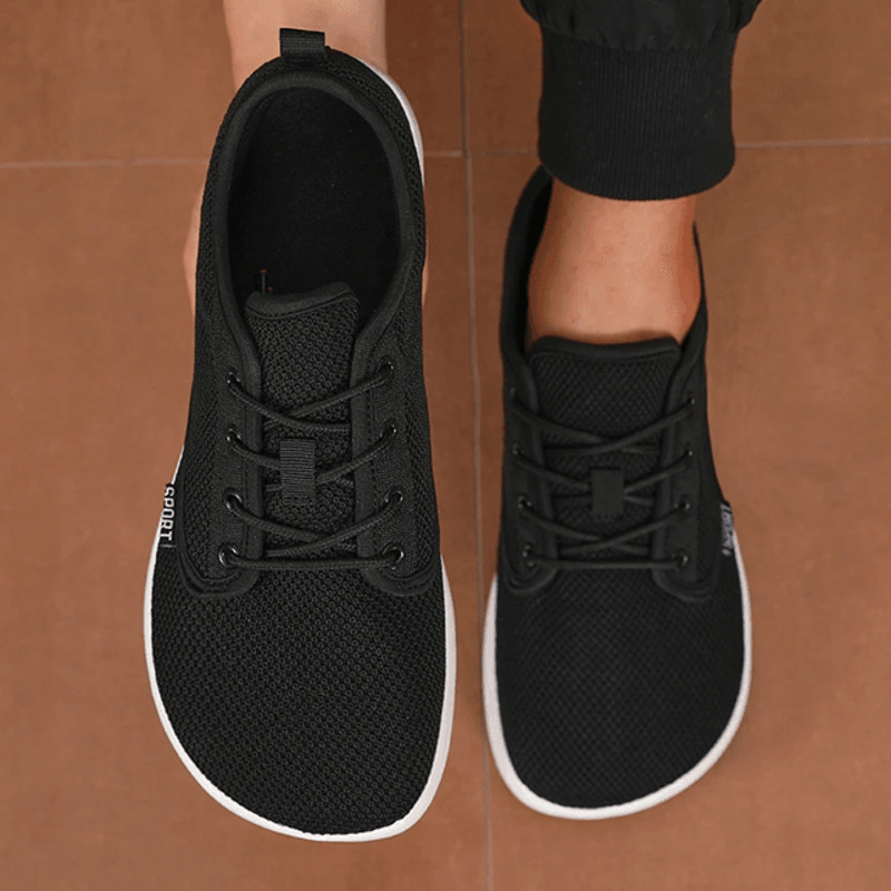 Mens Wide Toe Barefoot Canvas Sneakers 5