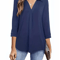 BreezeFlow Loose Fit Three Quarter Sleeve Blouse 2