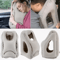 RestEase Inflatable Travel Pillow With Chin Support 0