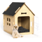 CozyWood Indoor Dog House Wooden Pet Bed For Small Dogs And Cats 4