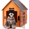 CozyWood Indoor Dog House Wooden Pet Bed For Small Dogs And Cats 9