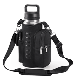 magnagrip magnetic water bottle carrier with phone pocket