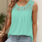 BreezyCurve Plus Size Sleeveless Ruffle Crop Top 5