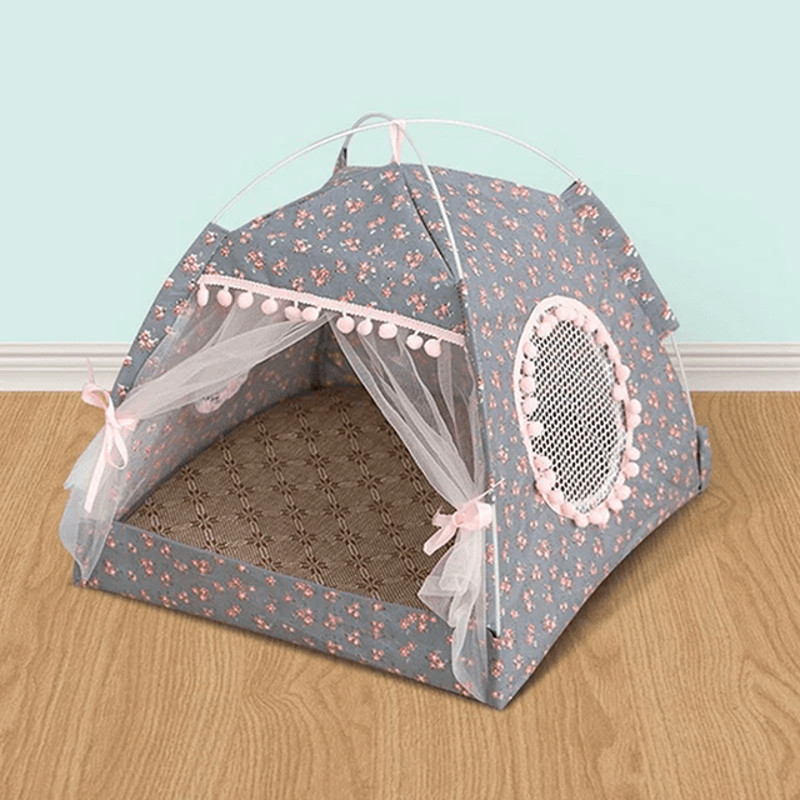 PurrPal Princess Cat Tent Bed With Mosquito Net 3