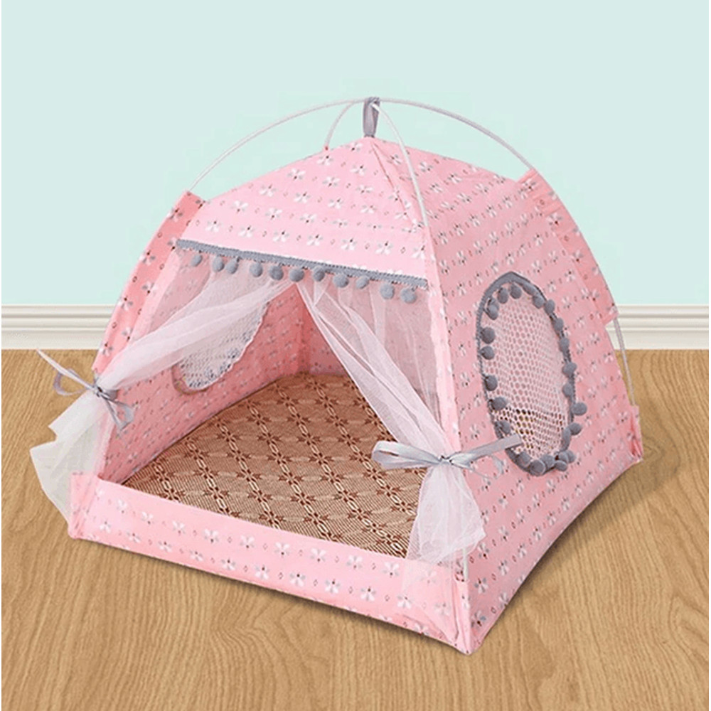 PurrPal Princess Cat Tent Bed With Mosquito Net 4