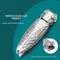 Golden Cicada AntiSplash Nail Clipper Wide Jaw Stainless Steel Manicure Tool 0