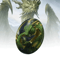 Mystic Dragon Egg Resin Statue Transparent Crystal Fantasy Ornament 4