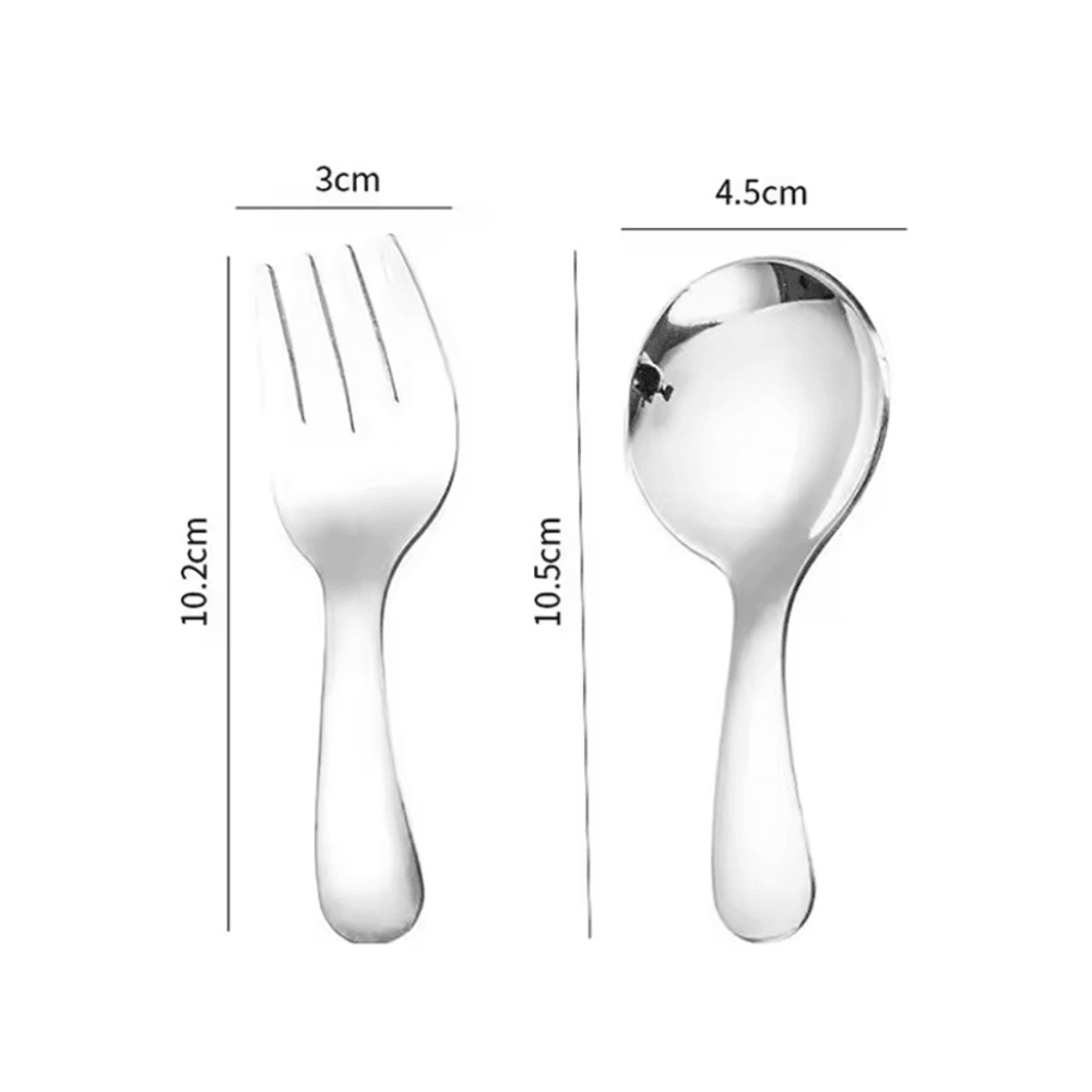 TrailMate Mini Portable Spoon And Fork Set Stainless Steel Outdoor Cutlery 7