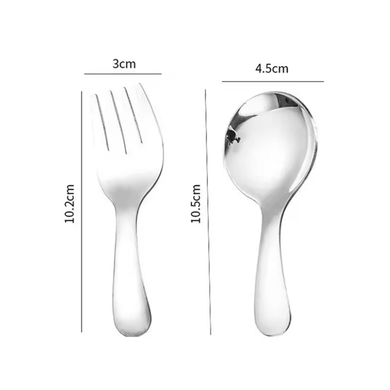 TrailMate Mini Portable Spoon And Fork Set Stainless Steel Outdoor Cutlery 7